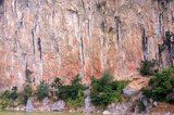 The Huashan Cliff Paintings are located along the Zuo River in Guangxi Province and are believed to be around 2000 years old. There are 60 paintings in all with a grand total of 1,770 human figures. The paintings were executed by the Luoyue people, ancestors of the local Zhuang minority.<br/><br/>

The Zuojiang or Zuo River (Chinese: 左江; pinyin: ZuǒJiāng; literally 'Left River') is a river in Guangxi Province, southern China. It flows into the South China Sea.