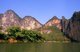China: Towering karst peaks line the Zuo River (Zuo Jiang), Longrui Nature Reserve, Guangxi Province