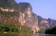 China: Boats on the Zuo River (Zuo Jiang), Longrui Nature Reserve, Guangxi Province